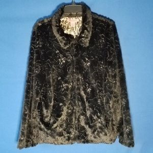 Betsey Johnson Faux Fur Jacket